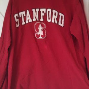 Red Stanford long sleeve t-shirt size L